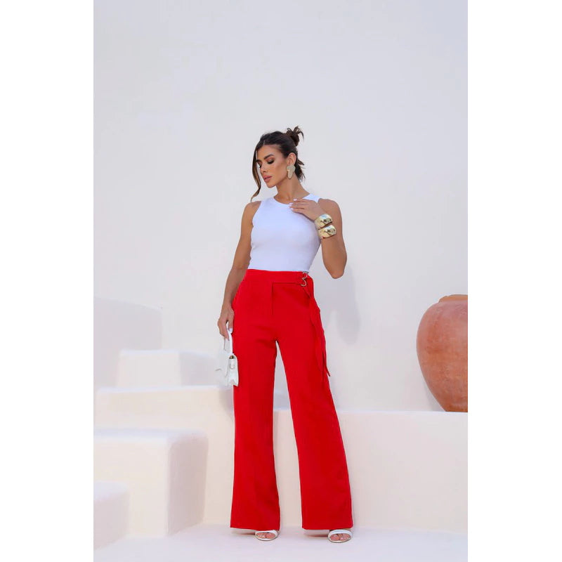 Calça Feminina de Alfaiataria Cintura Alta – Social e Elegante para o Dia a Dia