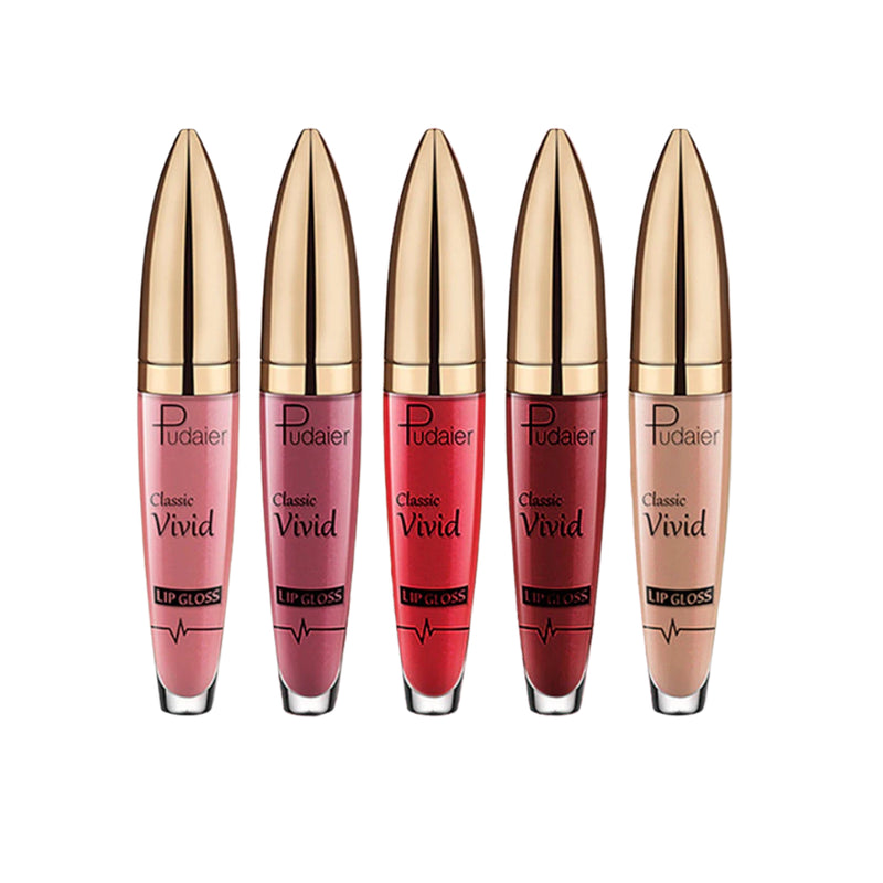 Batom Líquido Matte Diamante, Glitter Pérola e Gloss Brilho à Prova D’água