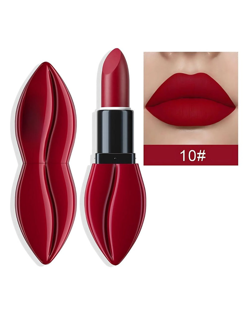 Batom Fosco Elegante – Efeito Glow e à Prova d’Água