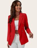Blazer Feminino Alongado de Alfaiataria Social com Botões – Elegante e Moderno