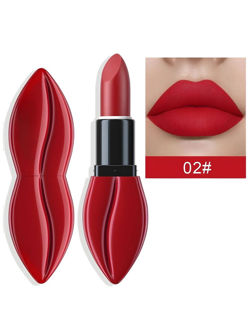 Batom Fosco Elegante – Efeito Glow e à Prova d’Água