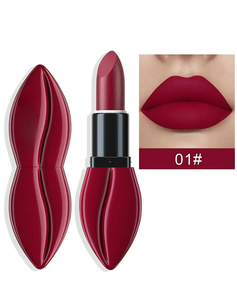 Batom Fosco Elegante – Efeito Glow e à Prova d’Água