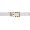 Kit 3 Cintos Femininos Elegantes com Fivela em Dourado – Moda Atual