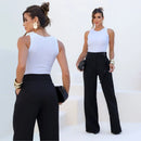 Calça Feminina de Alfaiataria Cintura Alta – Social e Elegante para o Dia a Dia