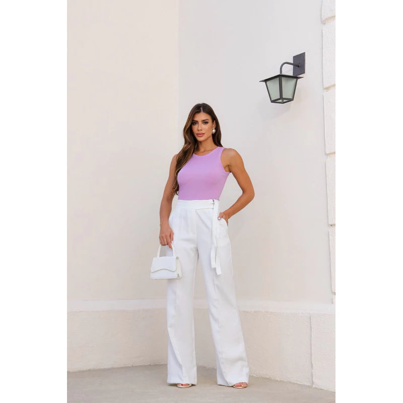 Calça Feminina de Alfaiataria Cintura Alta – Social e Elegante para o Dia a Dia