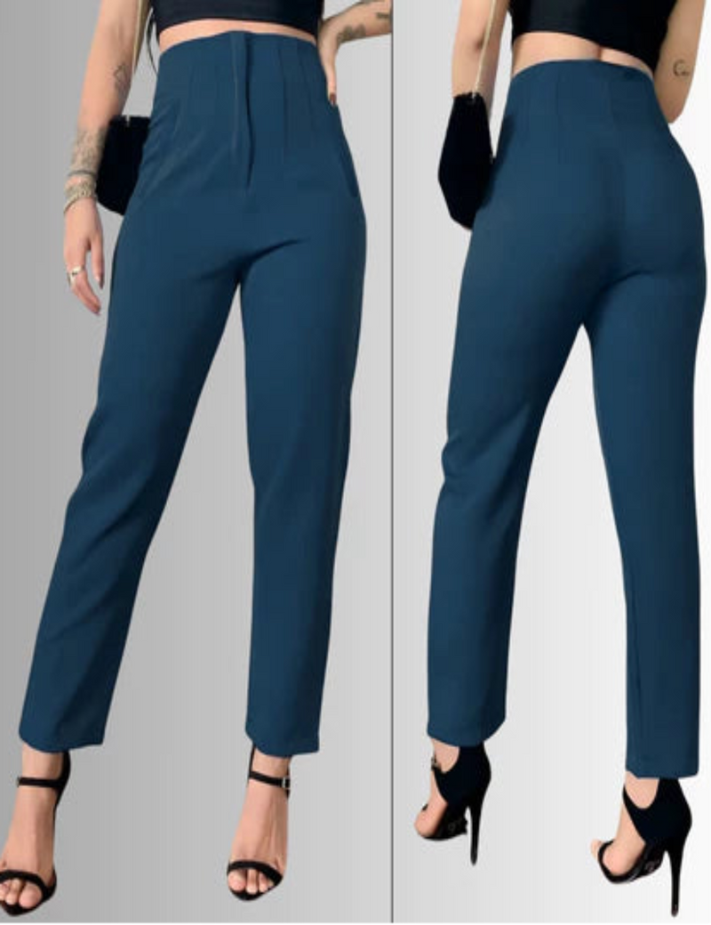Calça Feminina de Alfaiataria Social – Elegância, Conforto e Modernidade