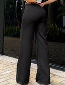 Calça Pantalona Feminina de Alfaiataria com Cinto Fino