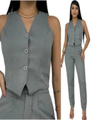 Conjunto Chic Feminino – Colete em Alfaiataria