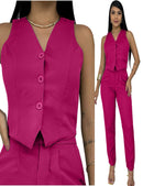 Conjunto Chic Feminino – Colete em Alfaiataria