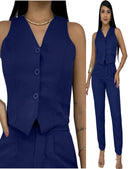 Conjunto Chic Feminino – Colete em Alfaiataria