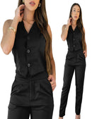 Conjunto Chic Feminino – Colete em Alfaiataria