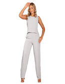 Conjunto Feminino Duna Forrado Blusa + Calça Wide Leg Coleção Nova