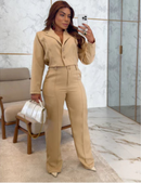 Conjunto Social Feminino – Blazer e Calça em Alfaiataria Sofisticada