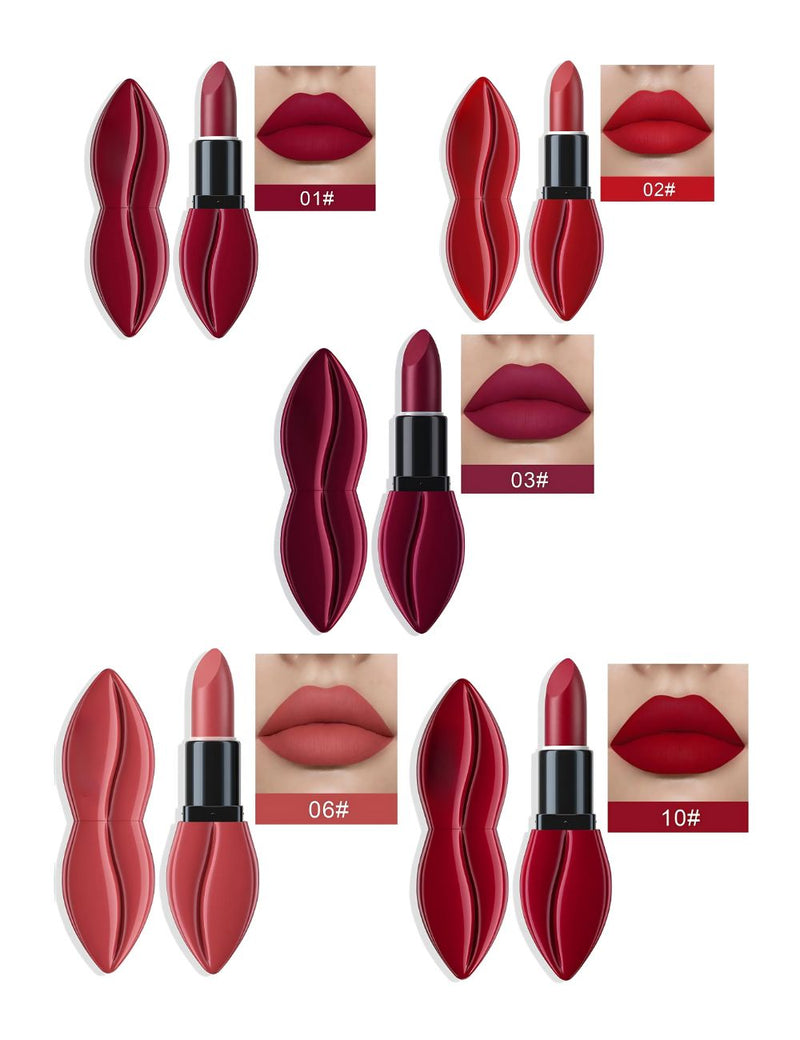 Batom Fosco Elegante – Efeito Glow e à Prova d’Água