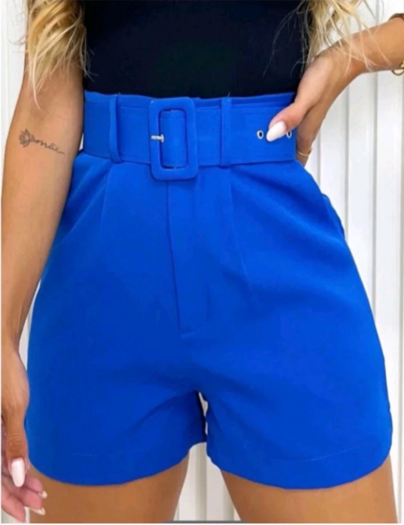 Short Estilo Alfaiataria com Cinto
