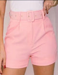 Short Estilo Alfaiataria com Cinto