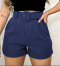 Short Estilo Alfaiataria com Cinto