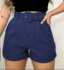 Short Estilo Alfaiataria com Cinto