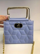 Bolsa Feminina Pequena Tiracolo Paris Elegante para Festas, Casamentos e Baladas com Alça de Corrente